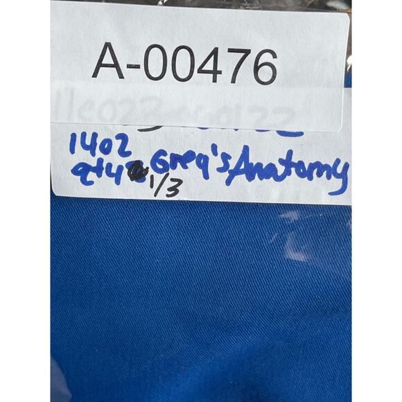 Greys Anatomy Scrub Pants Women 4X Royal Blue 4-Pocket Cargo Comfort Waist 4245X - Picture 5 of 6